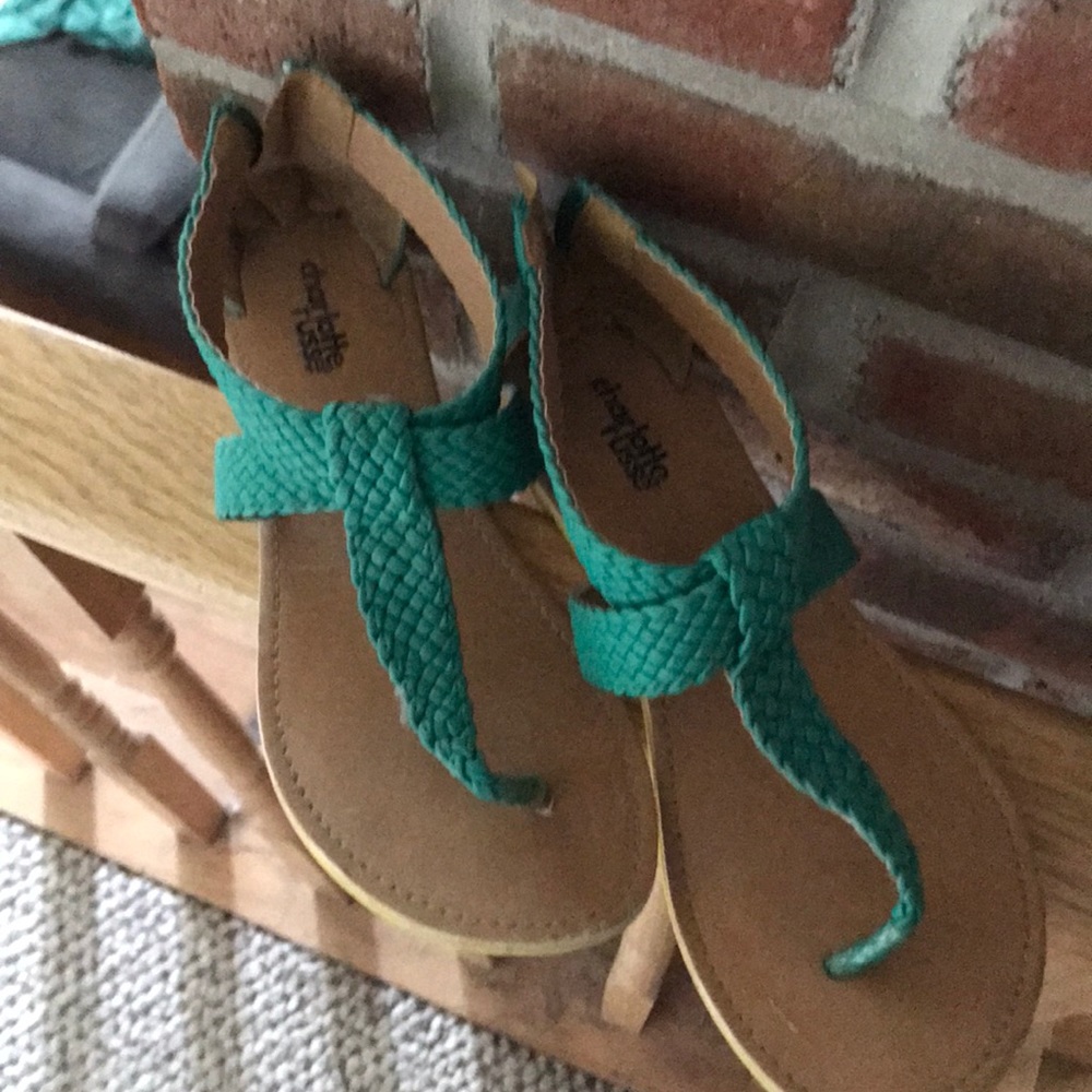 Teal Charlotte Russe Sandals